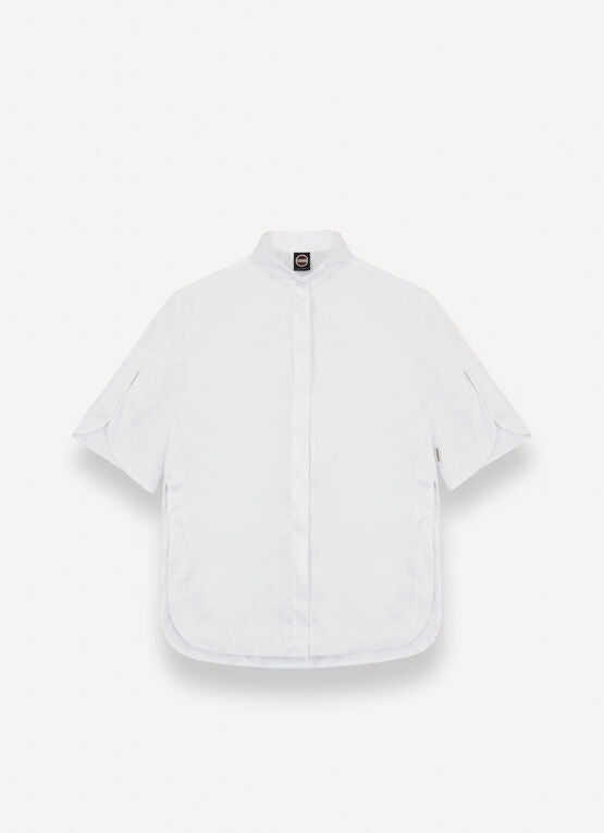 COLMAR camicia donna cotone collo coreana over 8428 4ZA PAMUK 01 BIANCO estate 2025