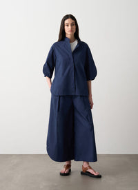 Thumbnail for COLMAR camicia donna cotone collo coreana over 8428 4ZA PAMUK 68 BLU estate 2025