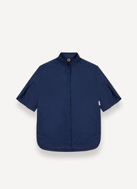 Thumbnail for COLMAR camicia donna cotone collo coreana over 8428 4ZA PAMUK 68 BLU estate 2025