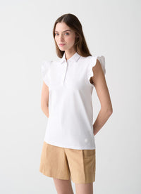 Thumbnail for COLMAR polo donna cotone manica corta 8744 4SH MONDAY 01 BIANCO estate 2025