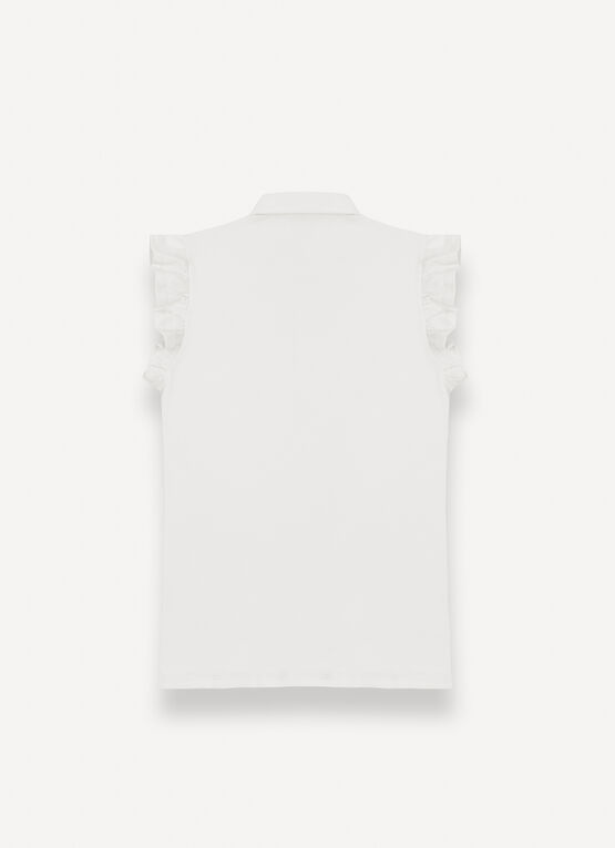 COLMAR polo donna cotone manica corta 8744 4SH MONDAY 01 BIANCO estate 2025