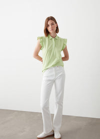 Thumbnail for COLMAR polo donna cotone manica corta 8744 4SH MONDAY 701 VERDE LIME estate 2025