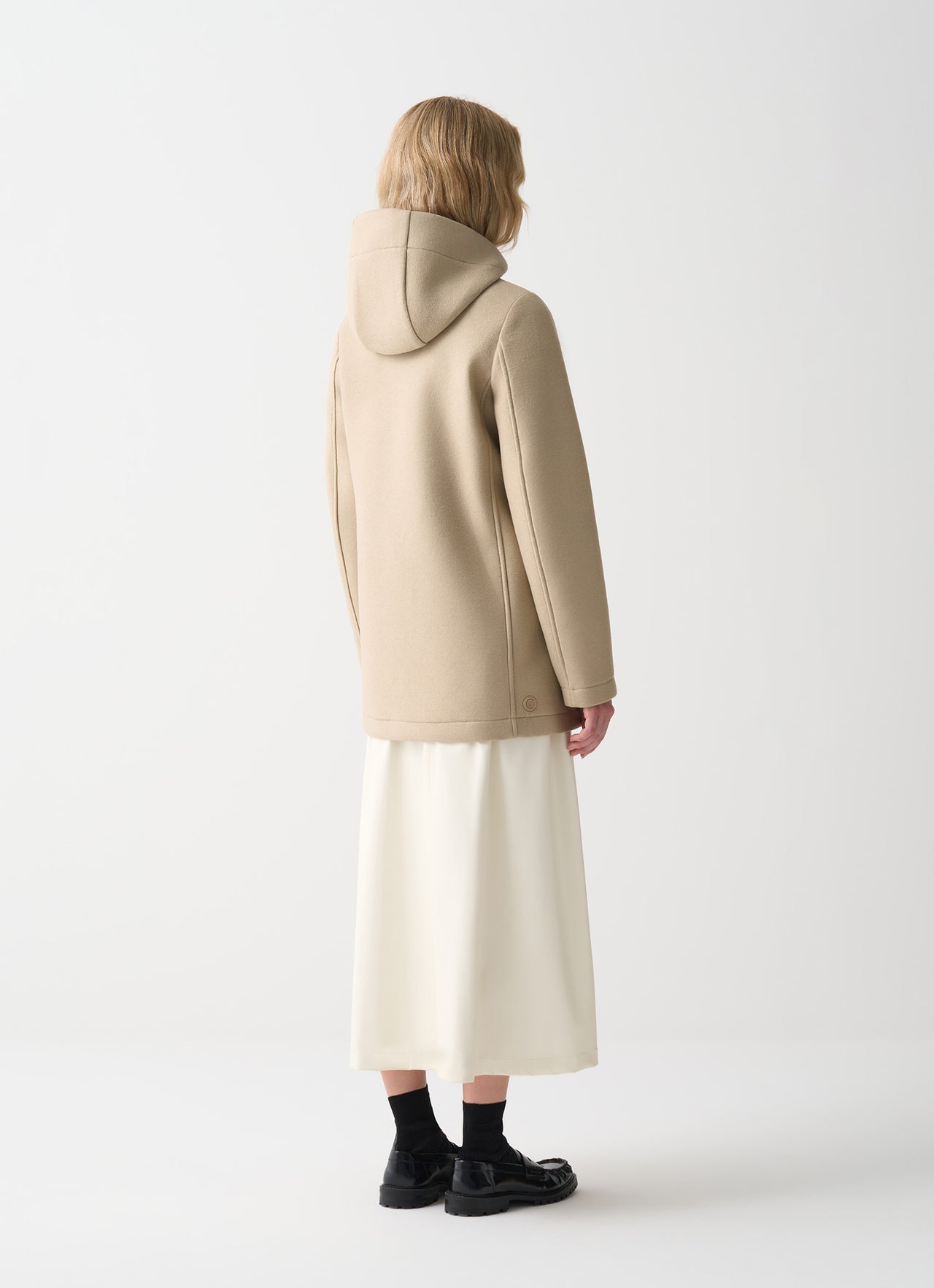 COLMAR giubbotto cappotto donna panno lana cappuccio 2048R 5ZO TASTEFUL 274 BEIGE inverno 2025
