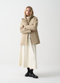 Thumbnail for COLMAR giubbotto cappotto donna panno lana cappuccio 2048R 5ZO TASTEFUL 274 BEIGE inverno 2025