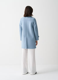 Thumbnail for COLMAR giubbotto cappotto donna panno lana 2087 5ZO TASTEFUL 741 CELESTE inverno 2025