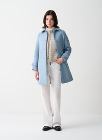 Thumbnail for COLMAR giubbotto cappotto donna panno lana 2087 5ZO TASTEFUL 741 CELESTE inverno 2025