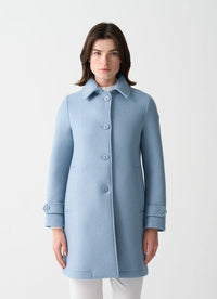 Thumbnail for COLMAR giubbotto cappotto donna panno lana 2087 5ZO TASTEFUL 741 CELESTE inverno 2025