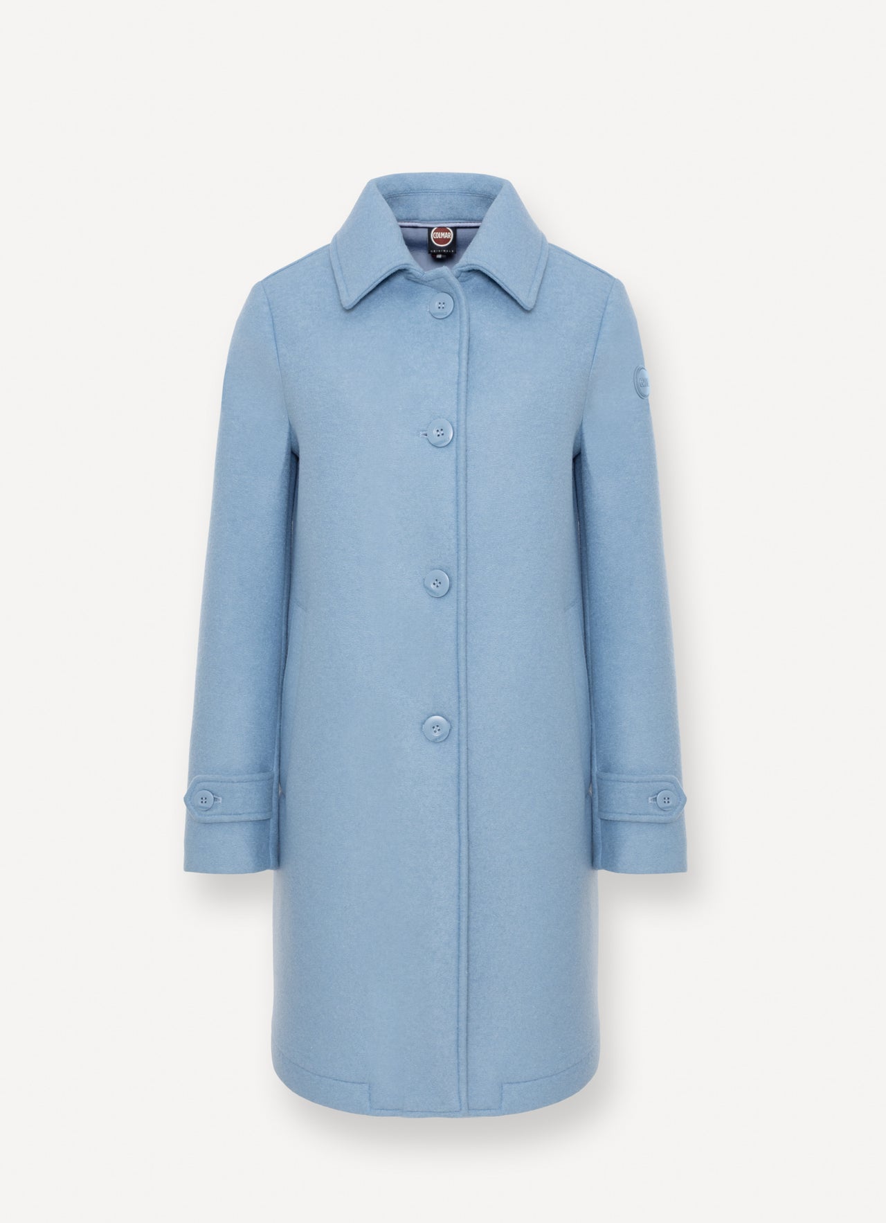 COLMAR giubbotto cappotto donna panno lana 2087 5ZO TASTEFUL 741 CELESTE inverno 2025