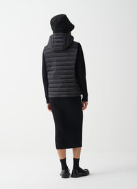 Thumbnail for COLMAR giubbotto donna piumino cappuccio 2095 6ZP SMOKY 99 NERO inverno 2025