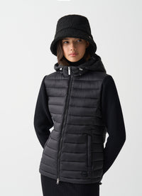 Thumbnail for COLMAR giubbotto donna piumino cappuccio 2095 6ZP SMOKY 99 NERO inverno 2025