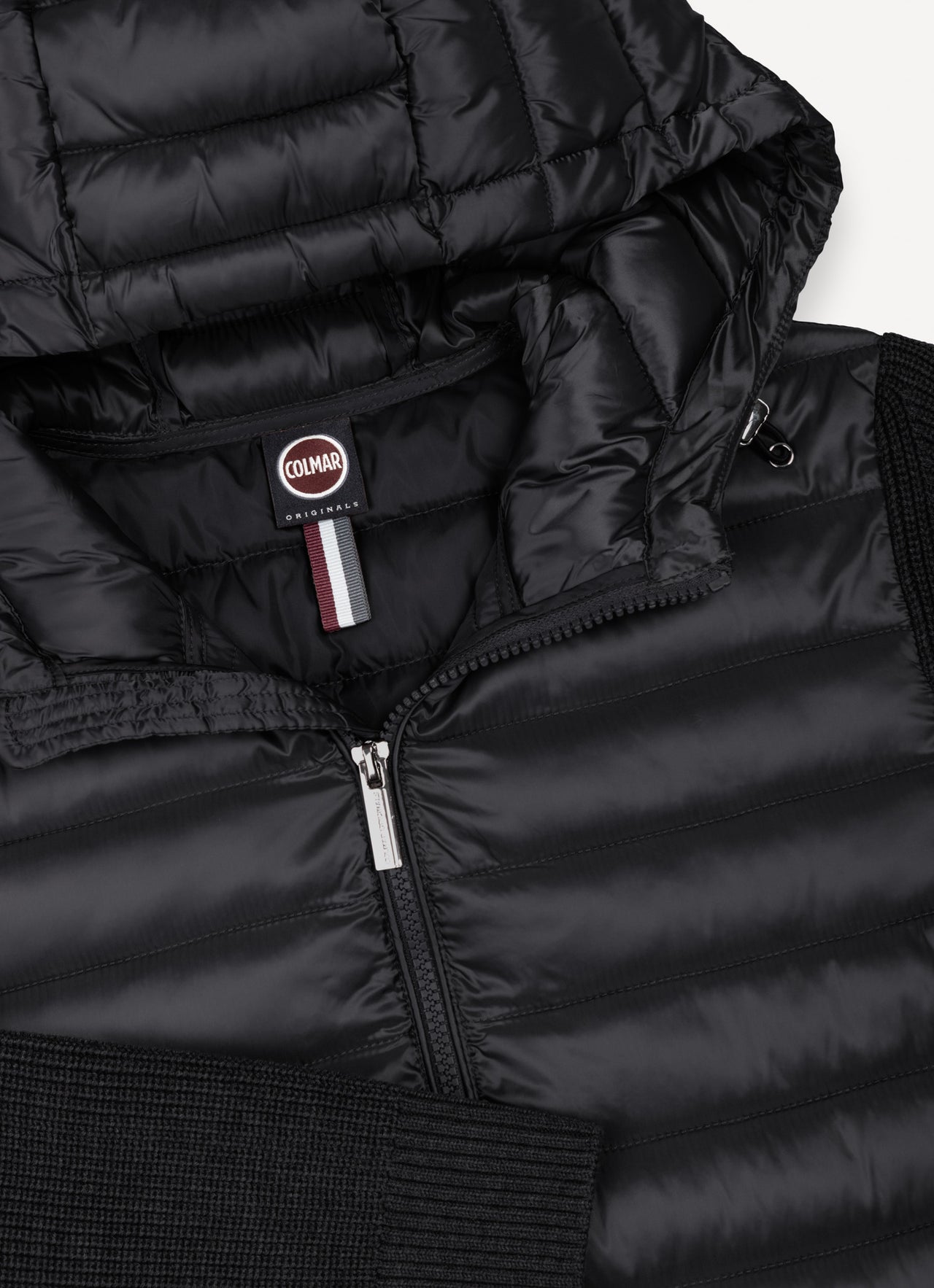 COLMAR giubbotto donna piumino cappuccio 2095 6ZP SMOKY 99 NERO inverno 2025