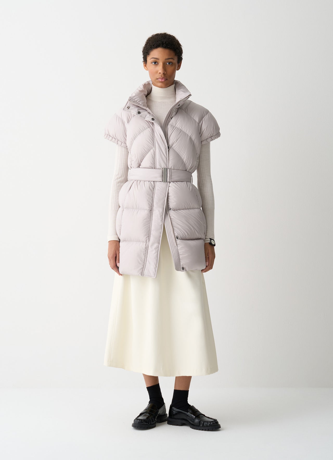 COLMAR giubbotto donna piumino manica corta 2246 2XX CAPTION 06 BEIGE inverno 2025