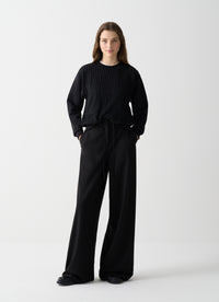 Thumbnail for COLMAR felpa donna girocollo lavorazione trecce 9265R 9ZX FAIRYTALE 99 NERO inverno 2025