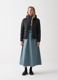 Thumbnail for COLMAR giubbotto donna piumino cappuccio 2219 2YO DELUXE 99 NERO inverno 2025