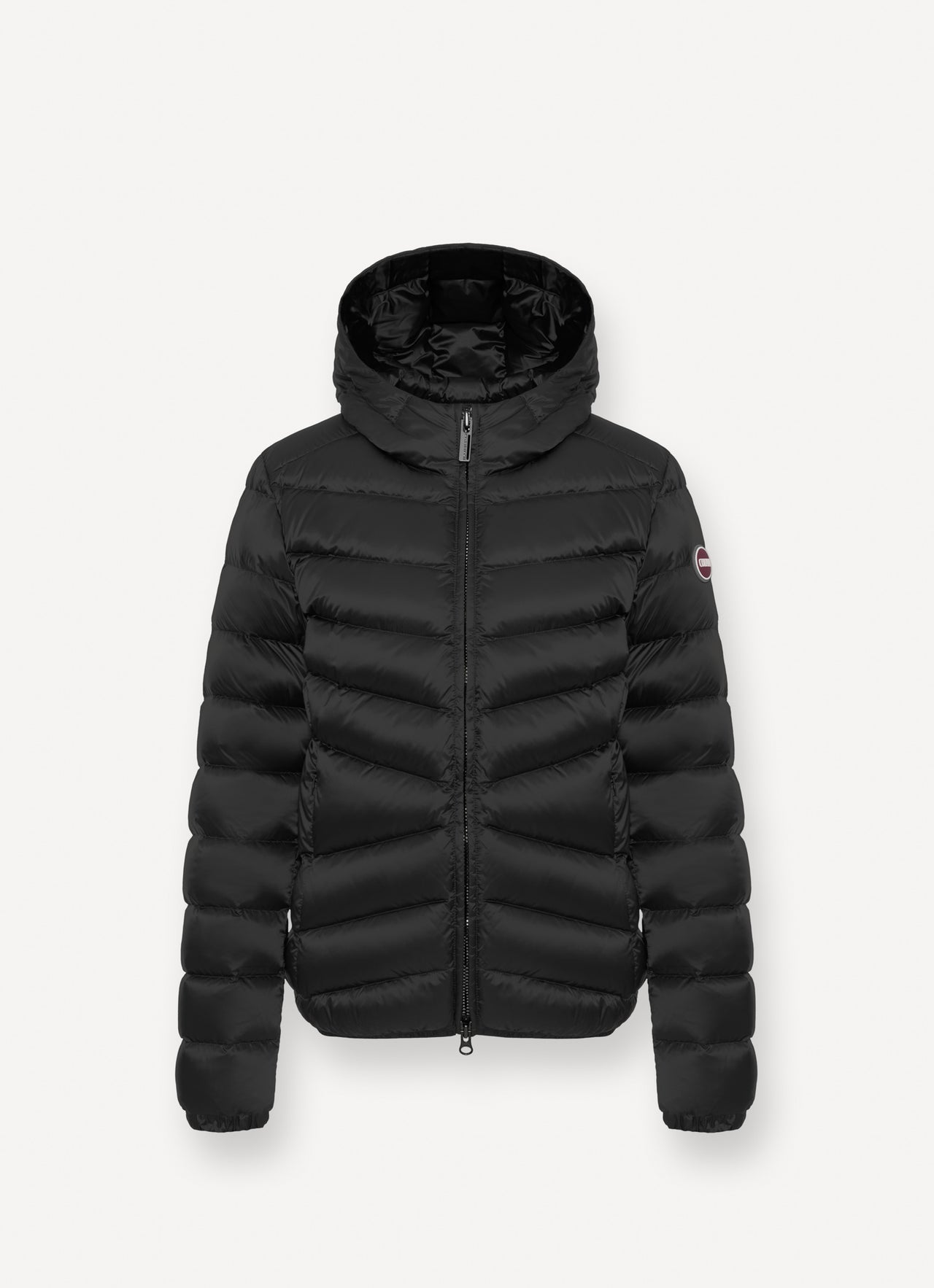 COLMAR giubbotto donna piumino cappuccio 2219 2YO DELUXE 99 NERO inverno 2025