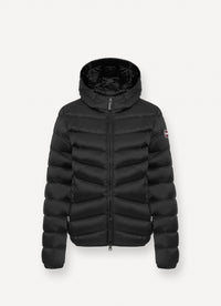 Thumbnail for COLMAR giubbotto donna piumino cappuccio 2219 2YO DELUXE 99 NERO inverno 2025