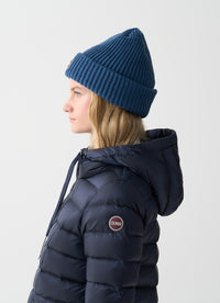 Thumbnail for COLMAR giubbotto donna piumino cappuccio copri giacca 2226 2YO DELUXE 68 BLU inverno 2025