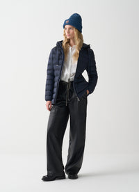 Thumbnail for COLMAR giubbotto donna piumino cappuccio copri giacca 2226 2YO DELUXE 68 BLU inverno 2025