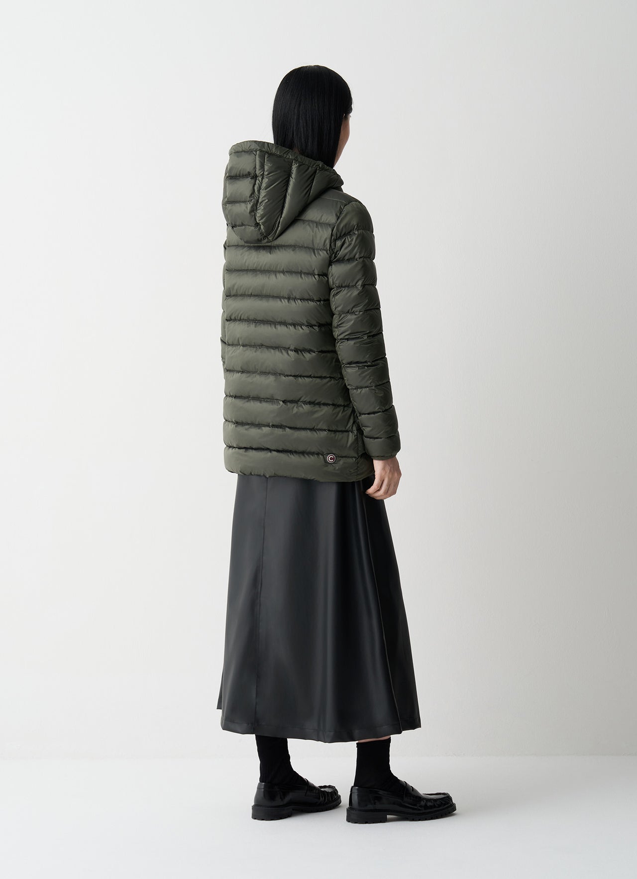 COLMAR giubbotto donna piumino cappuccio copri giacca 2226 2YO DELUXE 98 VERDE inverno 2025