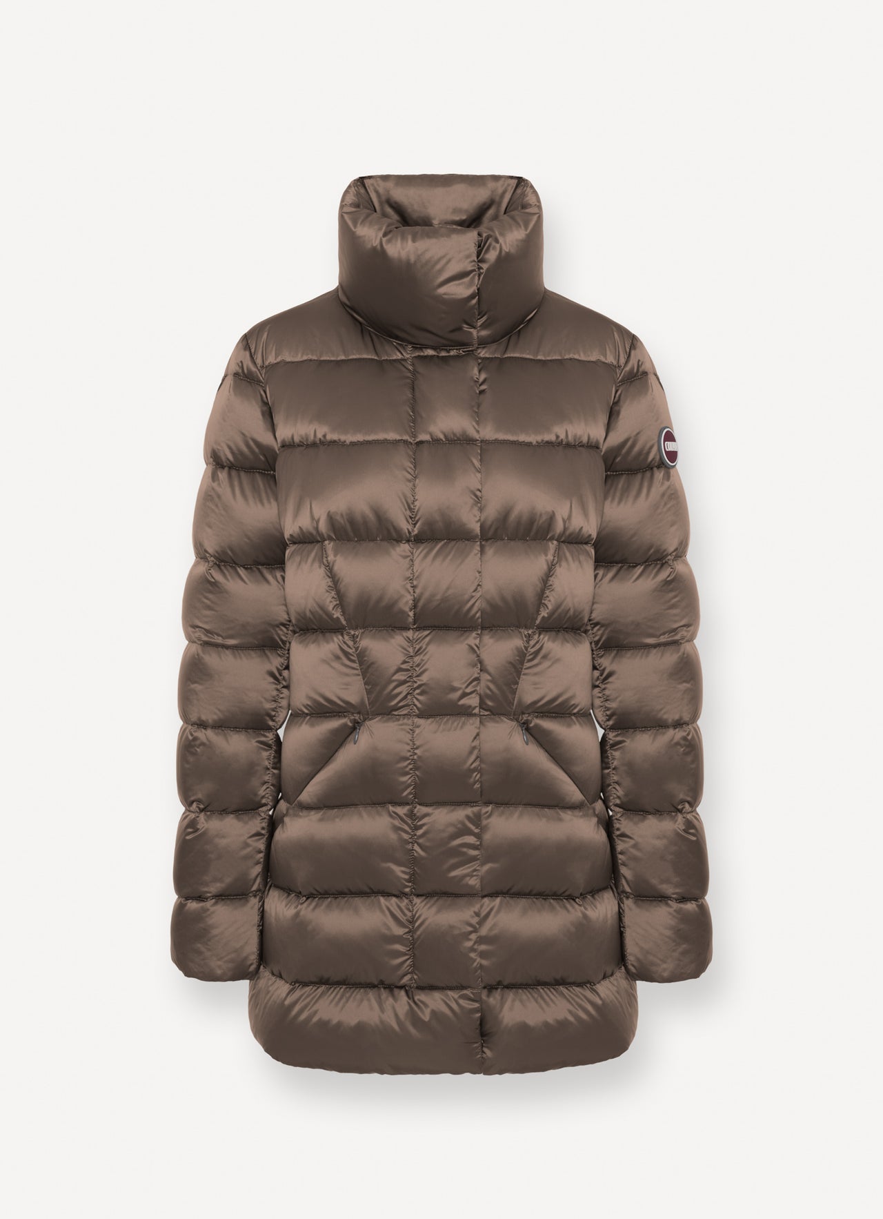 COLMAR giubbotto donna piumino collo alto 2186 2YO DELUXE 37 BRONZO inverno 2025