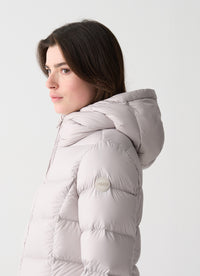 Thumbnail for COLMAR giubbotto donna piumino cappuccio lungo 2243 2XX CAPTION 06 BEIGE inverno 2025