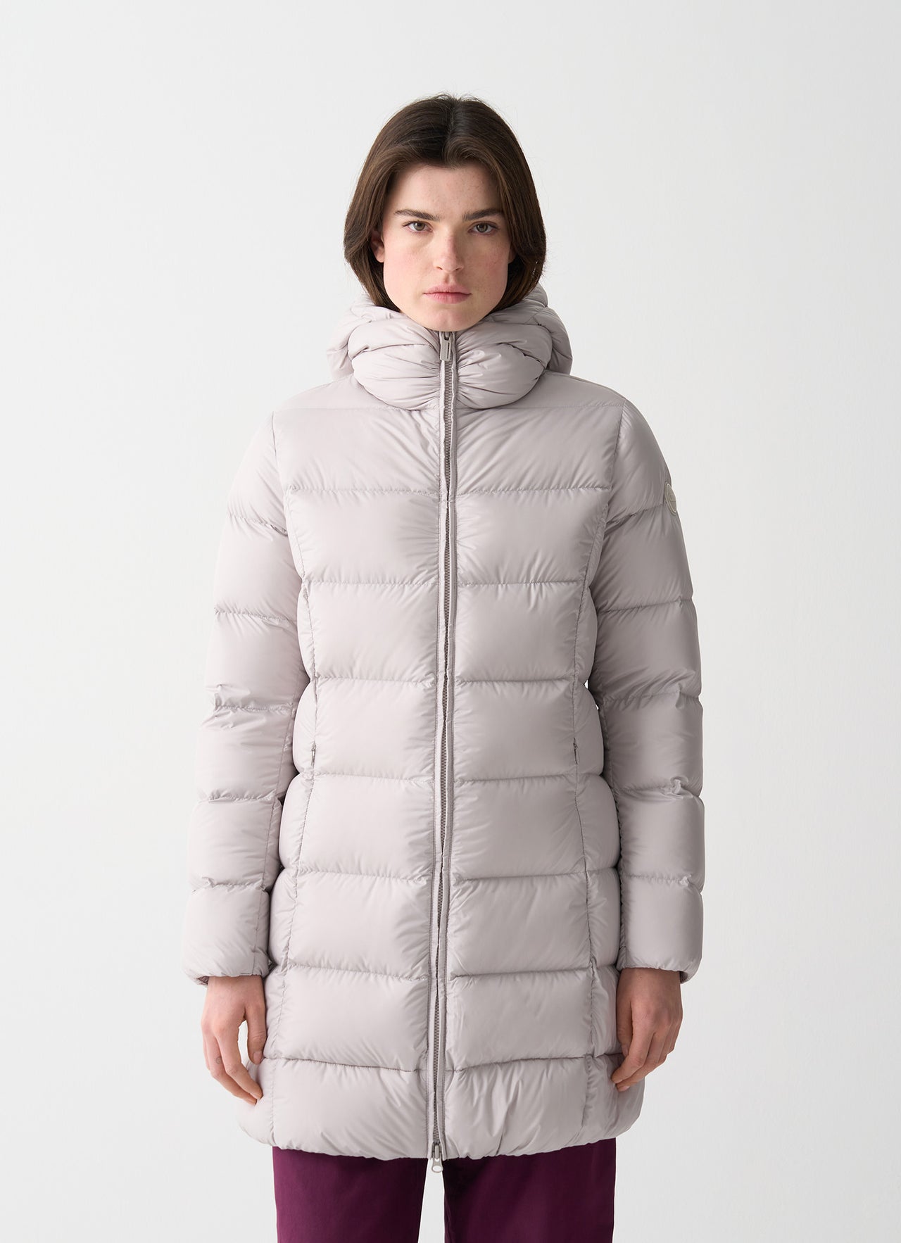 COLMAR giubbotto donna piumino cappuccio lungo 2243 2XX CAPTION 06 BEIGE inverno 2025