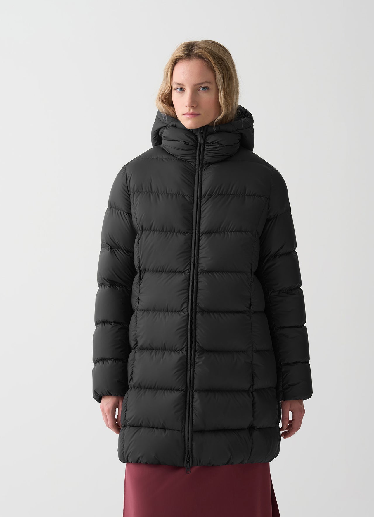 COLMAR giubbotto donna piumino cappuccio lungo 2243 2XX CAPTION 99 NERO inverno 2025