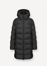 Thumbnail for COLMAR giubbotto donna piumino cappuccio lungo 2243 2XX CAPTION 99 NERO inverno 2025