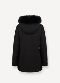 Thumbnail for COLMAR giubbotto donna cappuccio stretch piuma 2267E 4ZL DURABILITY 99 NERO inverno 2025