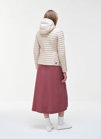 Thumbnail for COLMAR giubbino donna slim cappuccio piuma 2213 9VX PUNKY 219 BEIGE estate 2026