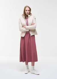 Thumbnail for COLMAR giubbino donna slim cappuccio piuma 2213 9VX PUNKY 219 BEIGE estate 2026