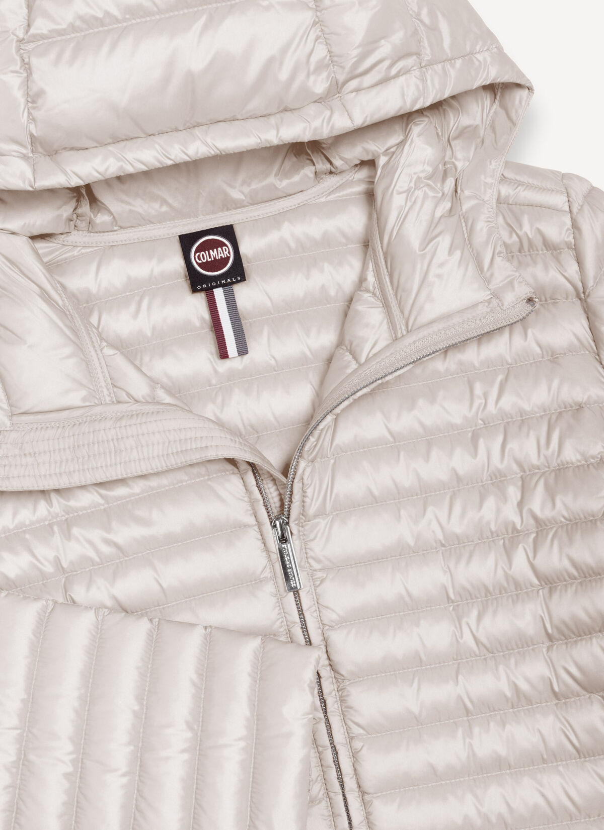 COLMAR giubbino donna slim cappuccio piuma 2213 9VX PUNKY 219 BEIGE estate 2026
