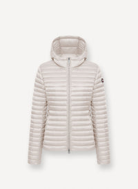 Thumbnail for COLMAR giubbino donna slim cappuccio piuma 2213 9VX PUNKY 219 BEIGE estate 2026