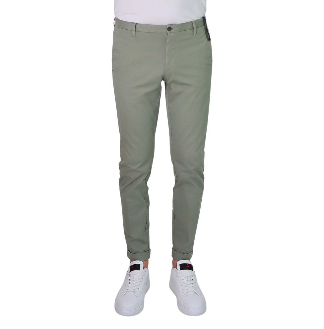 AT.P.CO pantaloni uomo chino slim cotone A321SASA45 TC909/T 830 VERDE estate 2026
