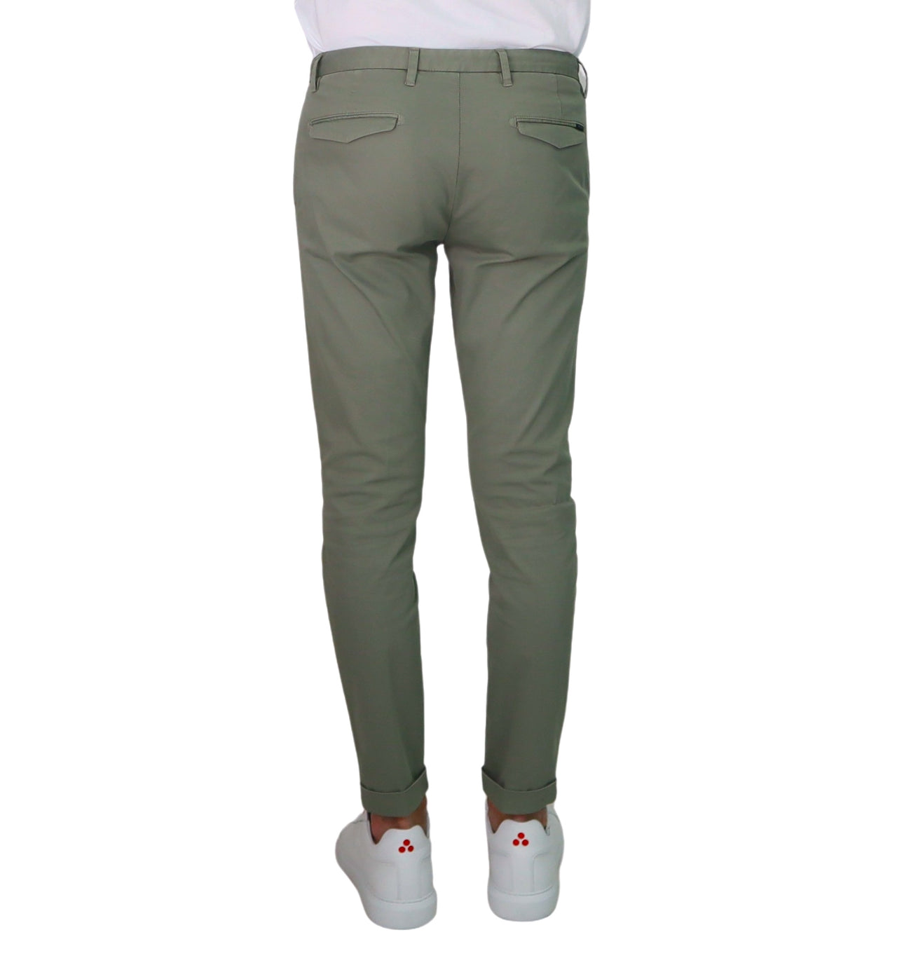 AT.P.CO pantaloni uomo chino slim cotone A321SASA45 TC909/T 830 VERDE estate 2026