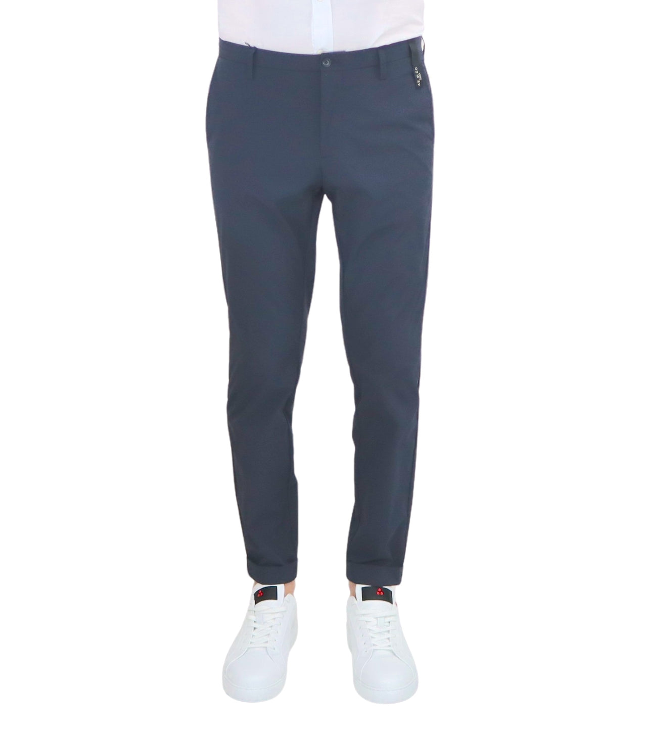 AT.P.CO pantaloni uomo chino slim tessuto tecnico A321SASA45 9105 799 BLU estate 2026