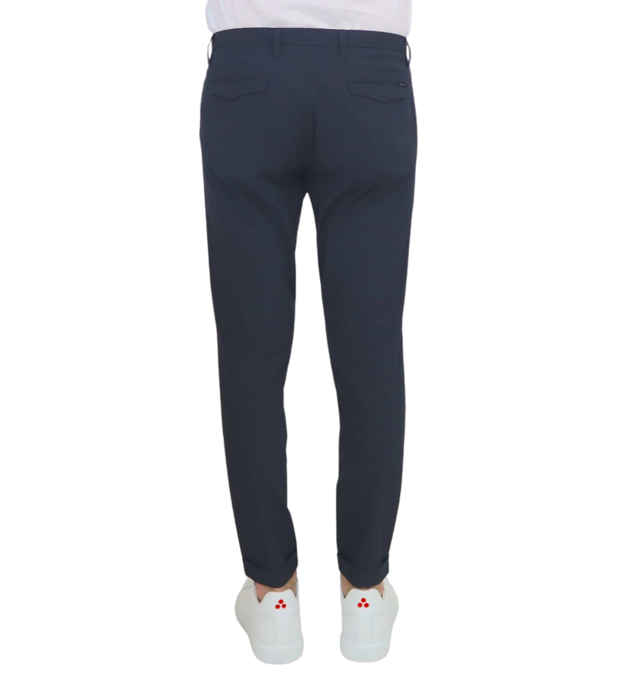 AT.P.CO pantaloni uomo chino slim tessuto tecnico A321SASA45 9105 799 BLU estate 2026
