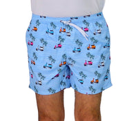 Thumbnail for ALLEY DOCKS boxer costume mare uomo fantasia AU26S12BW PL403 CELESTE estate 2026