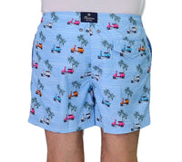 Thumbnail for ALLEY DOCKS boxer costume mare uomo fantasia AU26S12BW PL403 CELESTE estate 2026