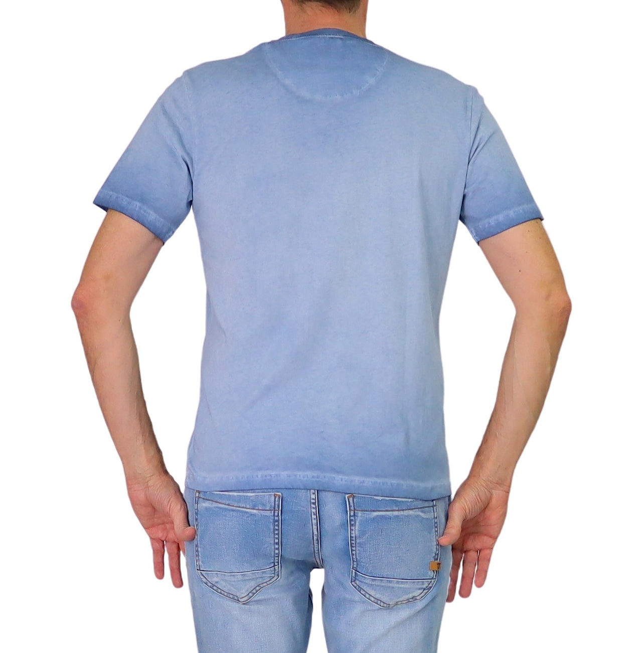 ALLEY DOCKS t-shirt uomo girocollo stampa gin cotone AU26S02TG DRY GIN BLUETTE estate 2026