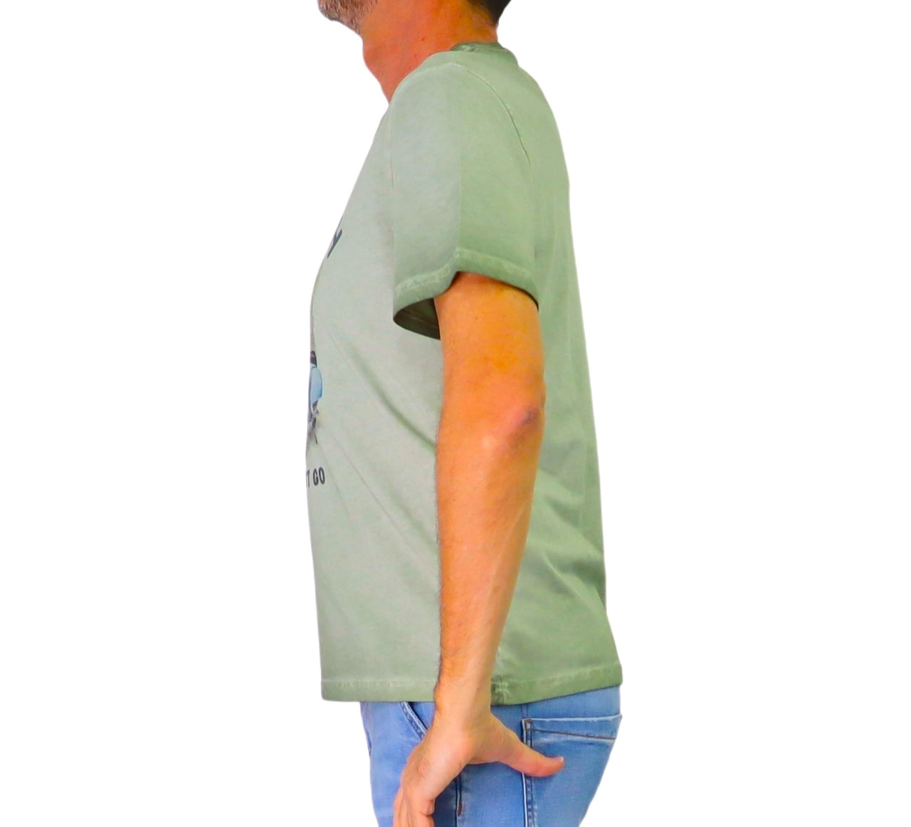 ALLEY DOCKS t-shirt uomo girocollo stampa vespa cotone AU26S15TG BALI BEACH VERDE estate 2026