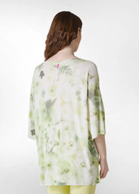 Thumbnail for DEHA t-shirt donna girocollo viscosa maxi yoga D02041 12716 VERDE estate 2024