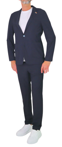 Thumbnail for DISTRETTO 12 pantaloni uomo no stiro stretch 34
