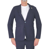 Thumbnail for DISTRETTO 12 giacca uomo no stiro stretch leggera JACKET ACTIVE GA1595 0003 BLU estate 2026