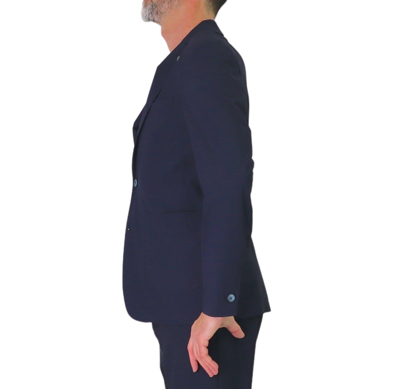 DISTRETTO 12 giacca uomo no stiro stretch leggera JACKET ACTIVE GA1595 0003 BLU estate 2026