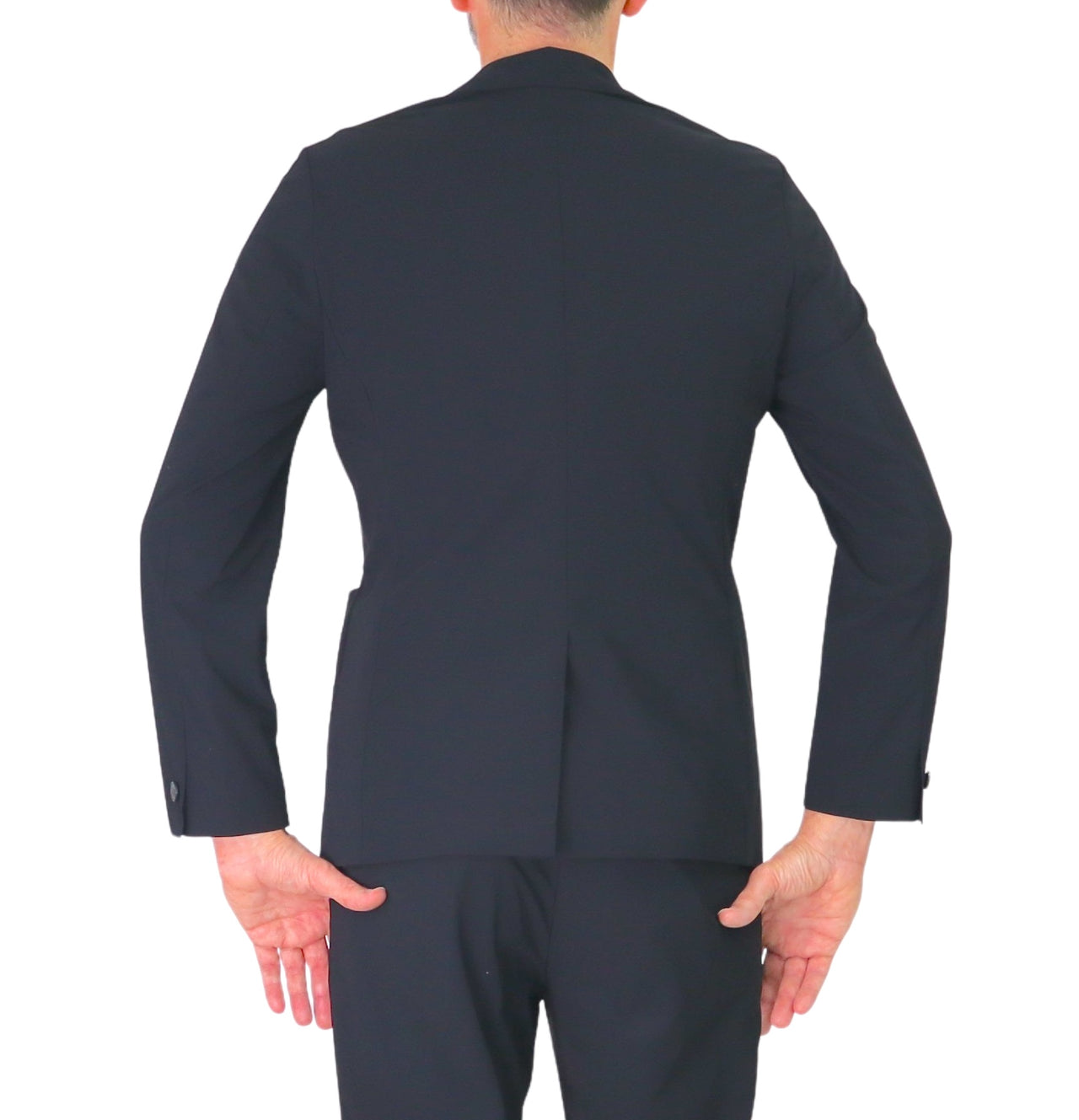 DISTRETTO 12 giacca uomo no stiro stretch leggera JACKET ACTIVE GA1595 0009 NERO estate 2026