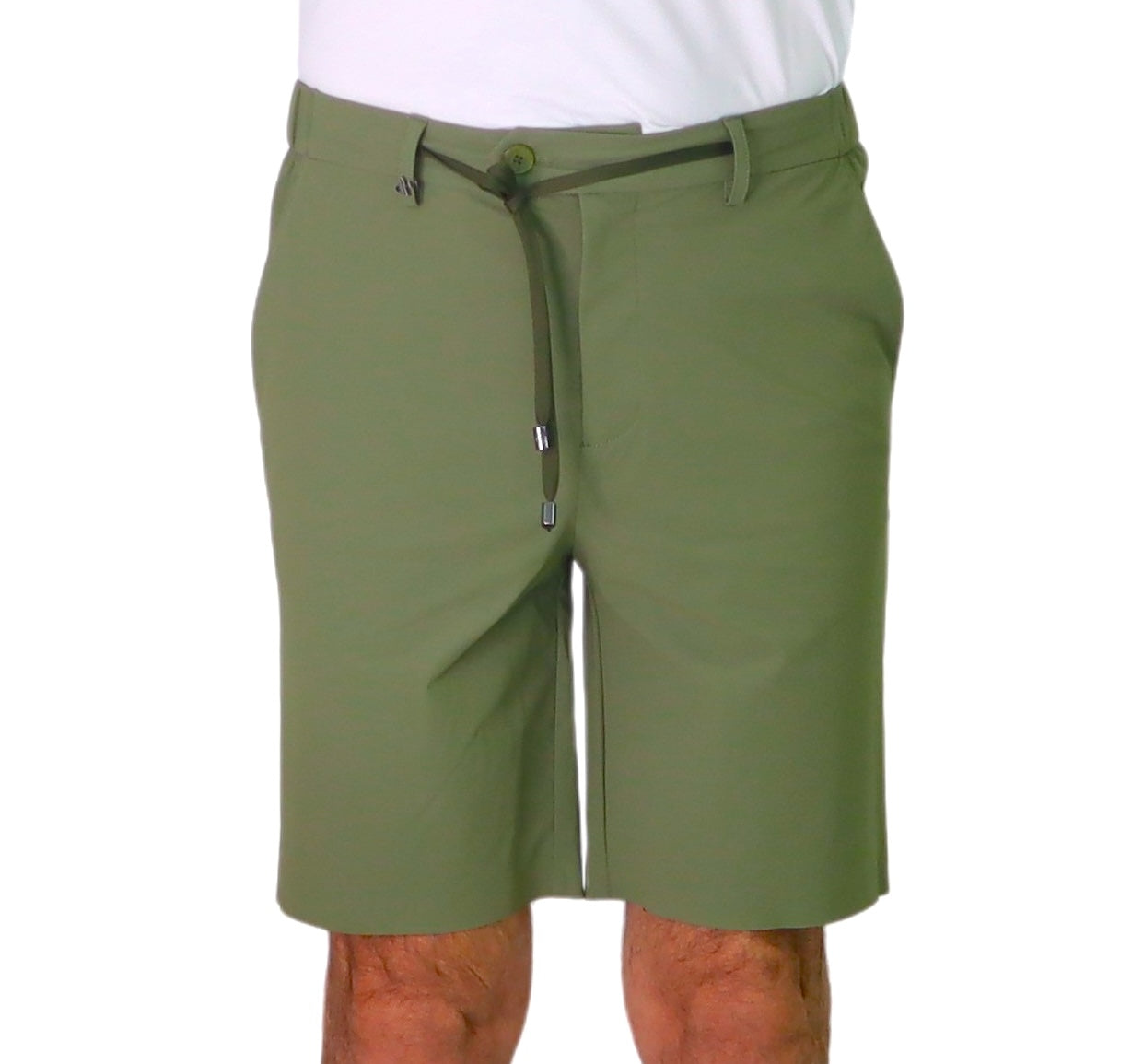 DISTRETTO 12 bermuda uomo no stiro stretch BERMUDA ACTIVE BE0820 0066 VERDE estate 2026