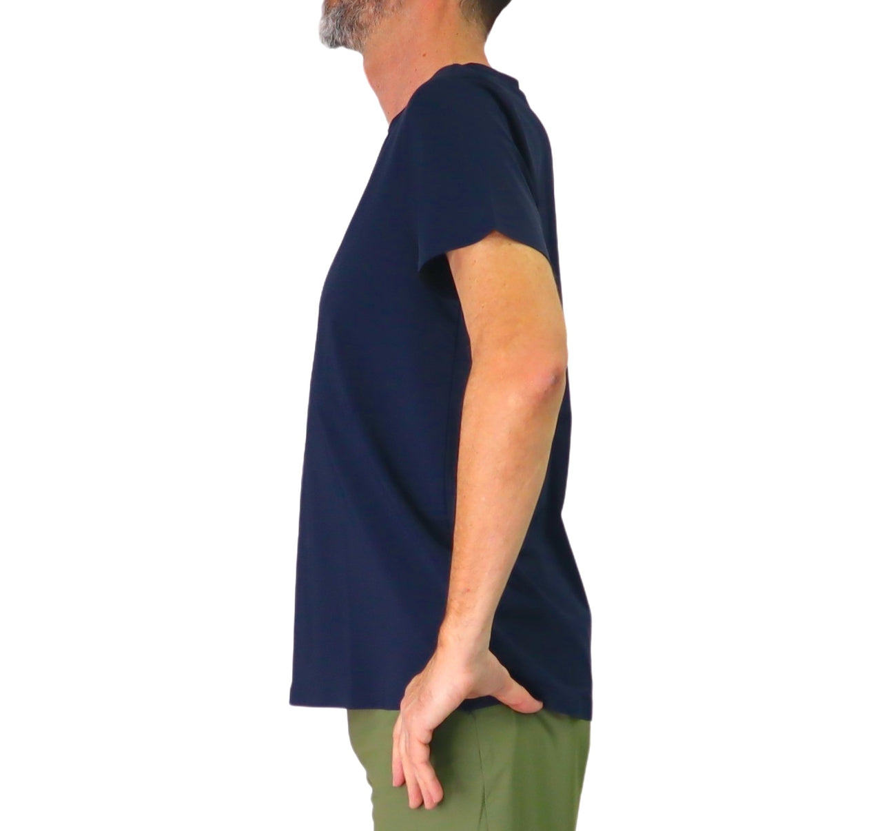 DISTRETTO 12 t-shirt uomo manica corta girocollo no stiro T-ACTIVE TS1563 0003 BLU estate 2026