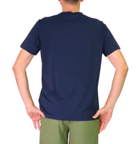 Thumbnail for DISTRETTO 12 t-shirt uomo manica corta girocollo no stiro T-ACTIVE TS1563 0003 BLU estate 2026