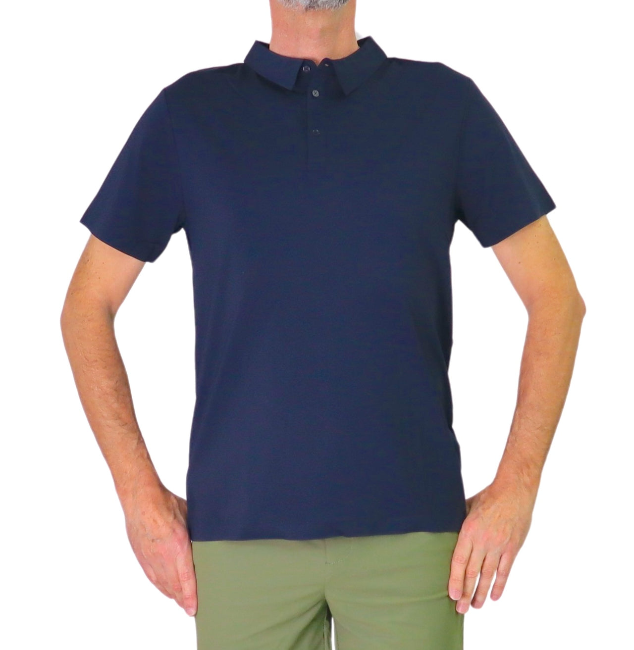 DISTRETTO 12 polo uomo manica corta collo francese no stiro T-ACTIVE TS1564 0003 BLU estate 2026